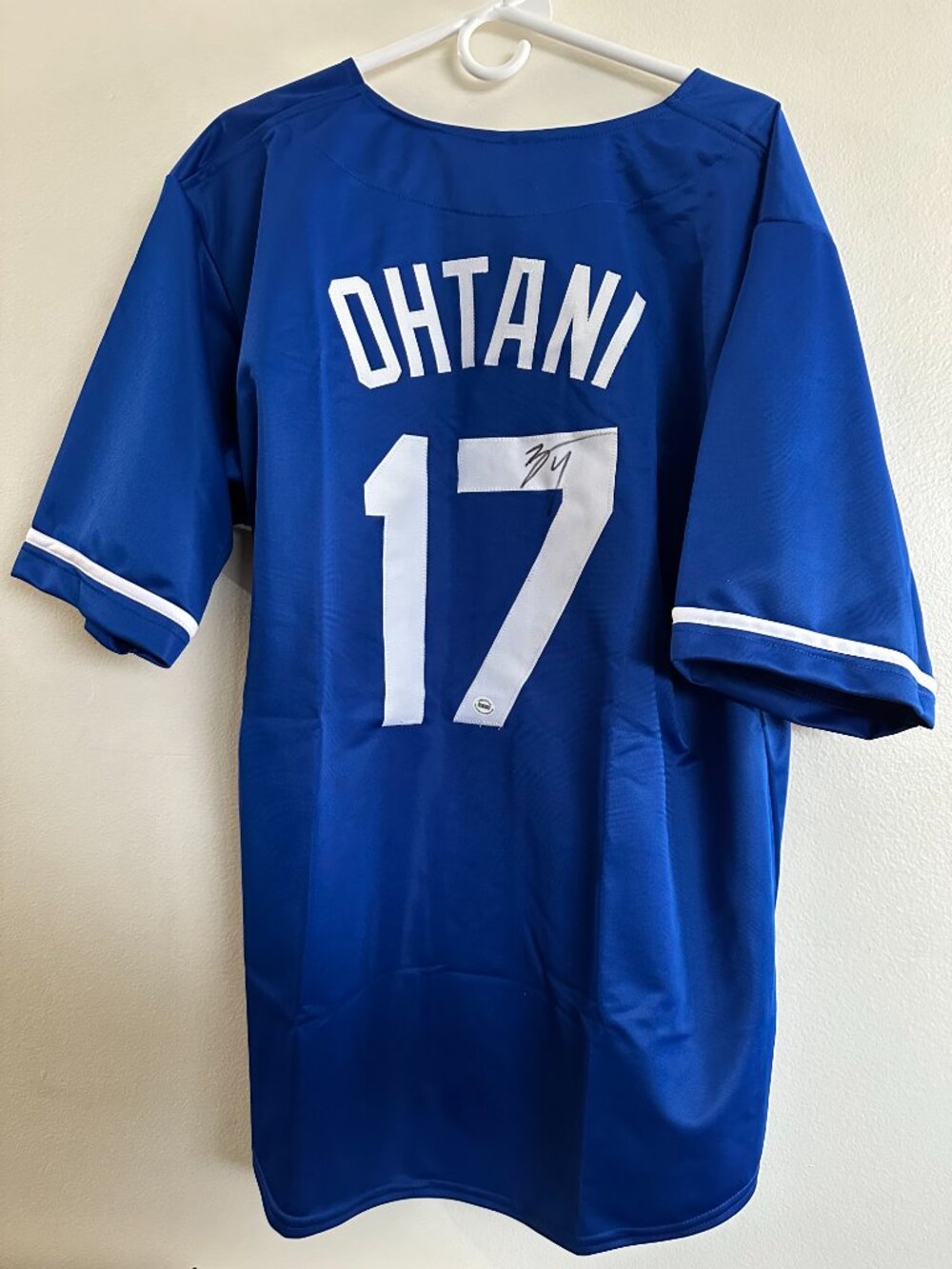 Shohei Ohtani signed Los Angeles LA Dodgers autographed custom jersey COA XL1036